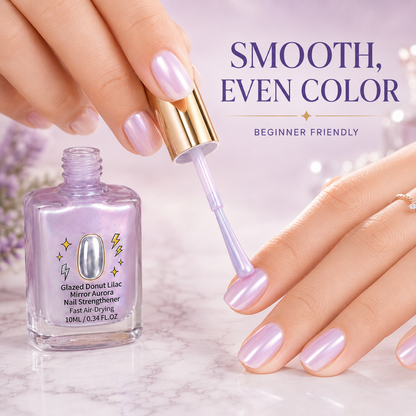 GarageLine® Lilac Glossy Mirror Nail Strengthener