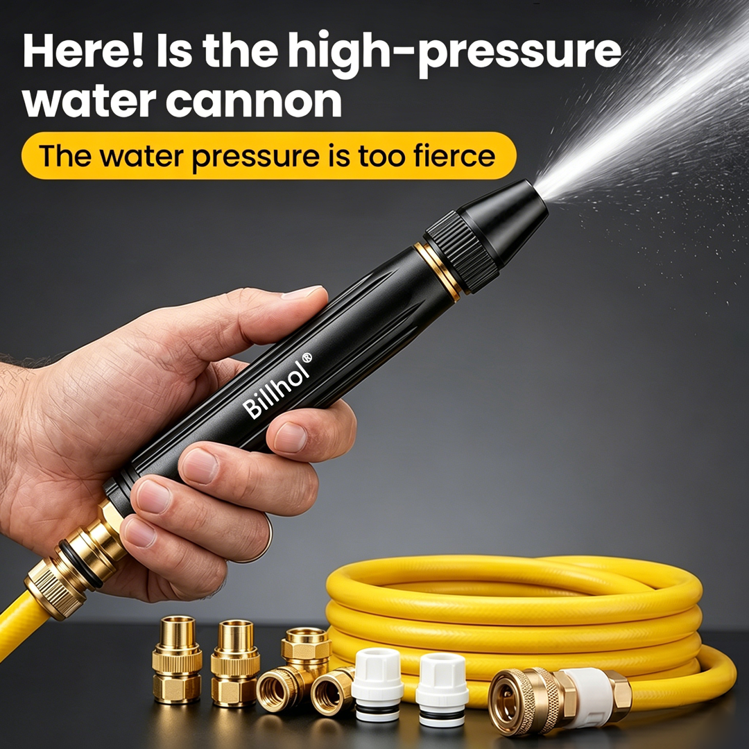 💥50% Off — Last Day丨Billhol® 🏆Home high-pressure car wash water gun , a must-have for watering plants and vegetables, and car washing.👍💦