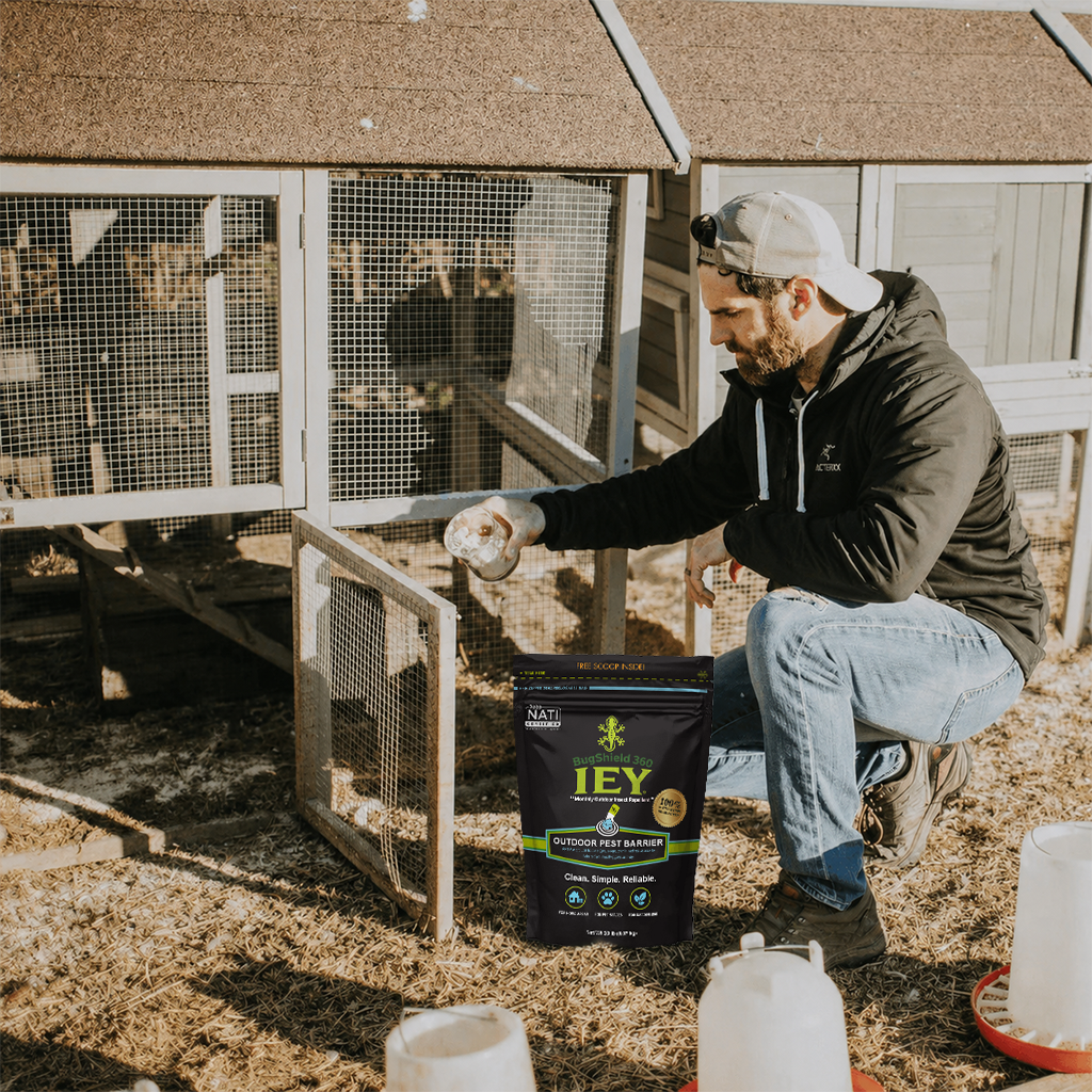 𝐎𝐟𝐟𝐢𝐜𝐢𝐚𝐥 𝐁𝐫𝐚𝐧𝐝 𝐒𝐭𝐨𝐫𝐞 |🛡️IEY® BugShield 360 Non-Toxic Outdoor Insect Repellent Powder – Safe for Yards, Gardens, Coops & Pet Areas
