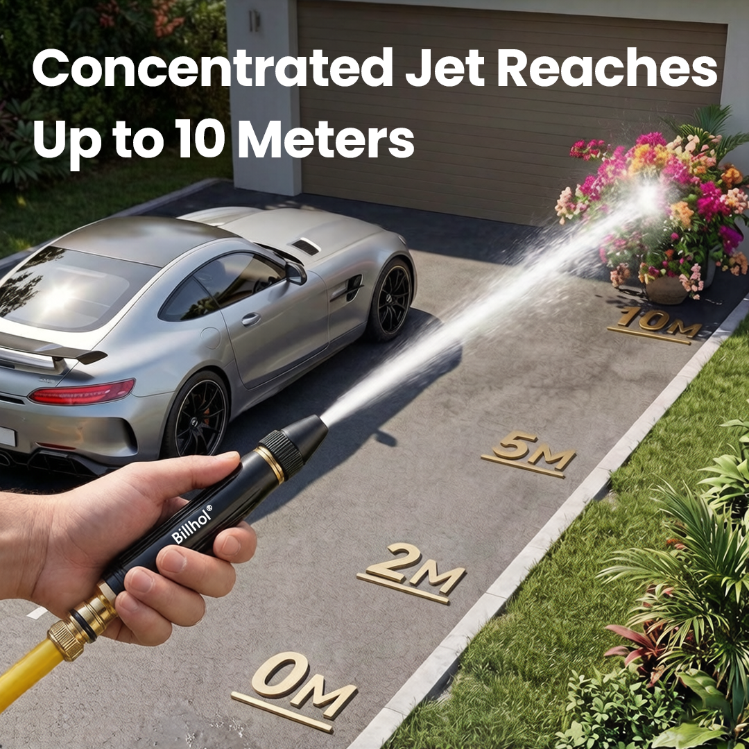 💥50% Off — Last Day丨Billhol® 🏆Home high-pressure car wash water gun , a must-have for watering plants and vegetables, and car washing.👍💦