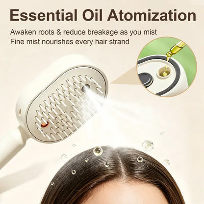 💆 5-in-1 Hair Repair Brush Fix Perm Damage & Static Flyaways Easily