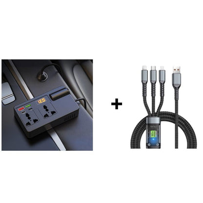Billhol®🔥2026 New Arrivals: 55% Off for Limited Time!🔥🔋Portable Car Inverter 12V/24V to 220V with Digital Display