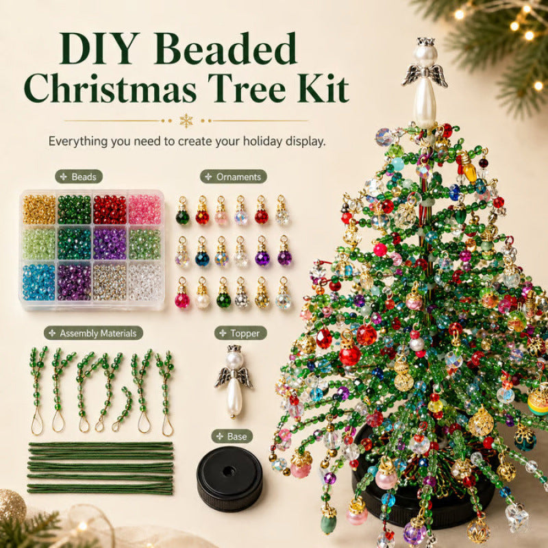 Toaimer®🎄 DIY Beaded Christmas Tree Kit – 5 Unique Styles