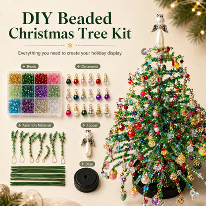 Toaimer®🎄 DIY Beaded Christmas Tree Kit – 5 Unique Styles