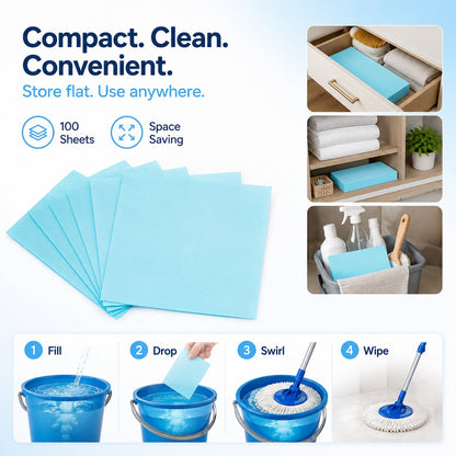 IEY® 100-Count Concentrated Floor Cleaning Sheets