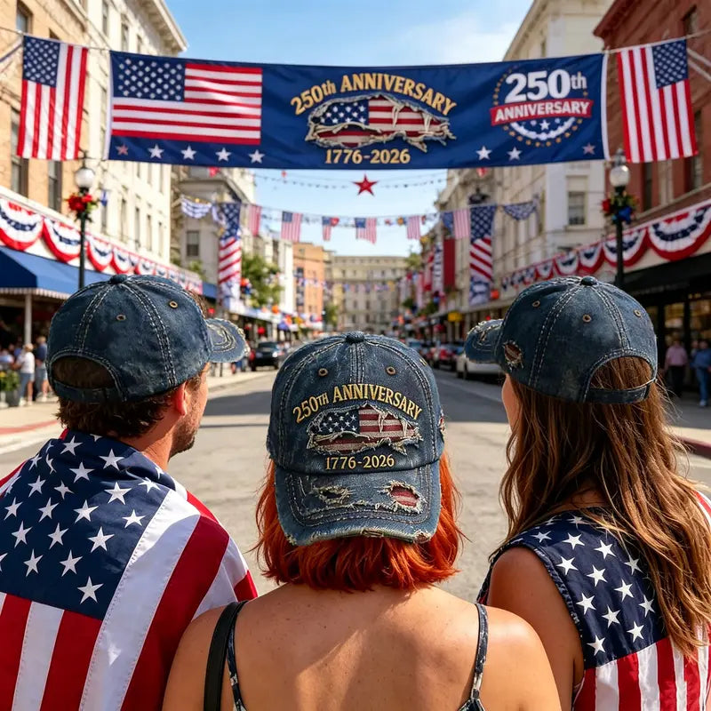 🔥Hot Sell 🇺🇸 Limited Edition ✨2026 USA 250th Anniversary Patriotic Hat – Vintage Heritage Baseball Cap (1776–2026) Paiduis®