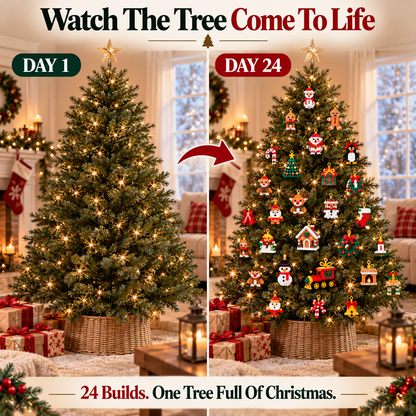 Toaimer®🎅 Christmas Countdown Brick Building Advent Calendar For Families