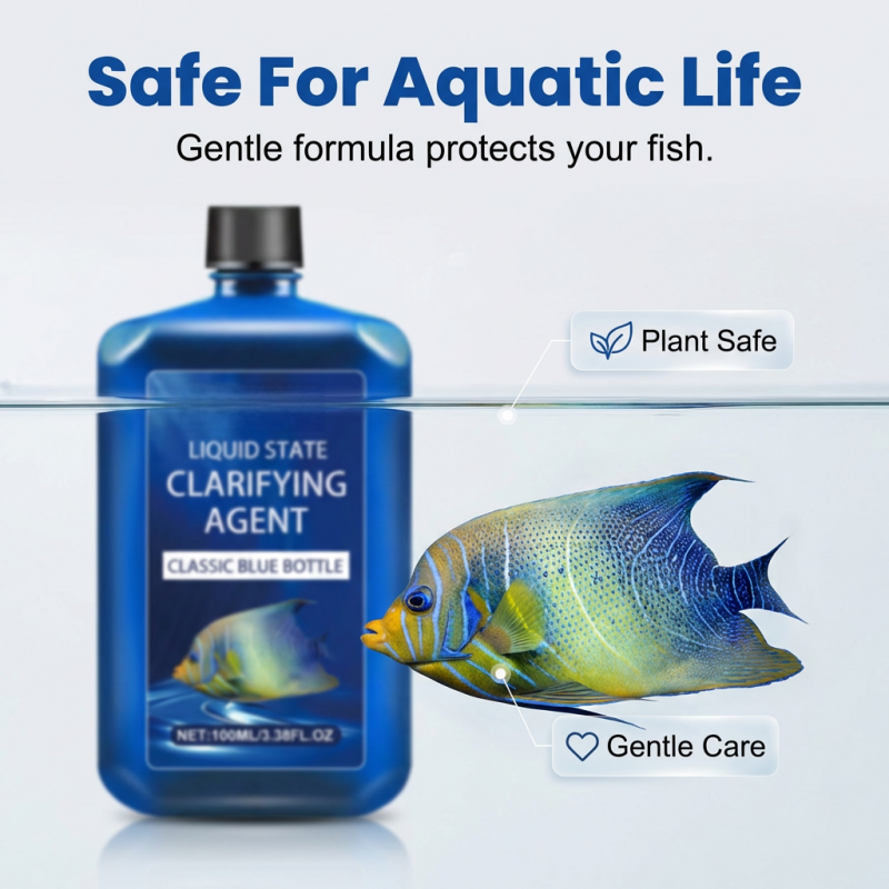 Aquarium clarifier for fish and planted tanks