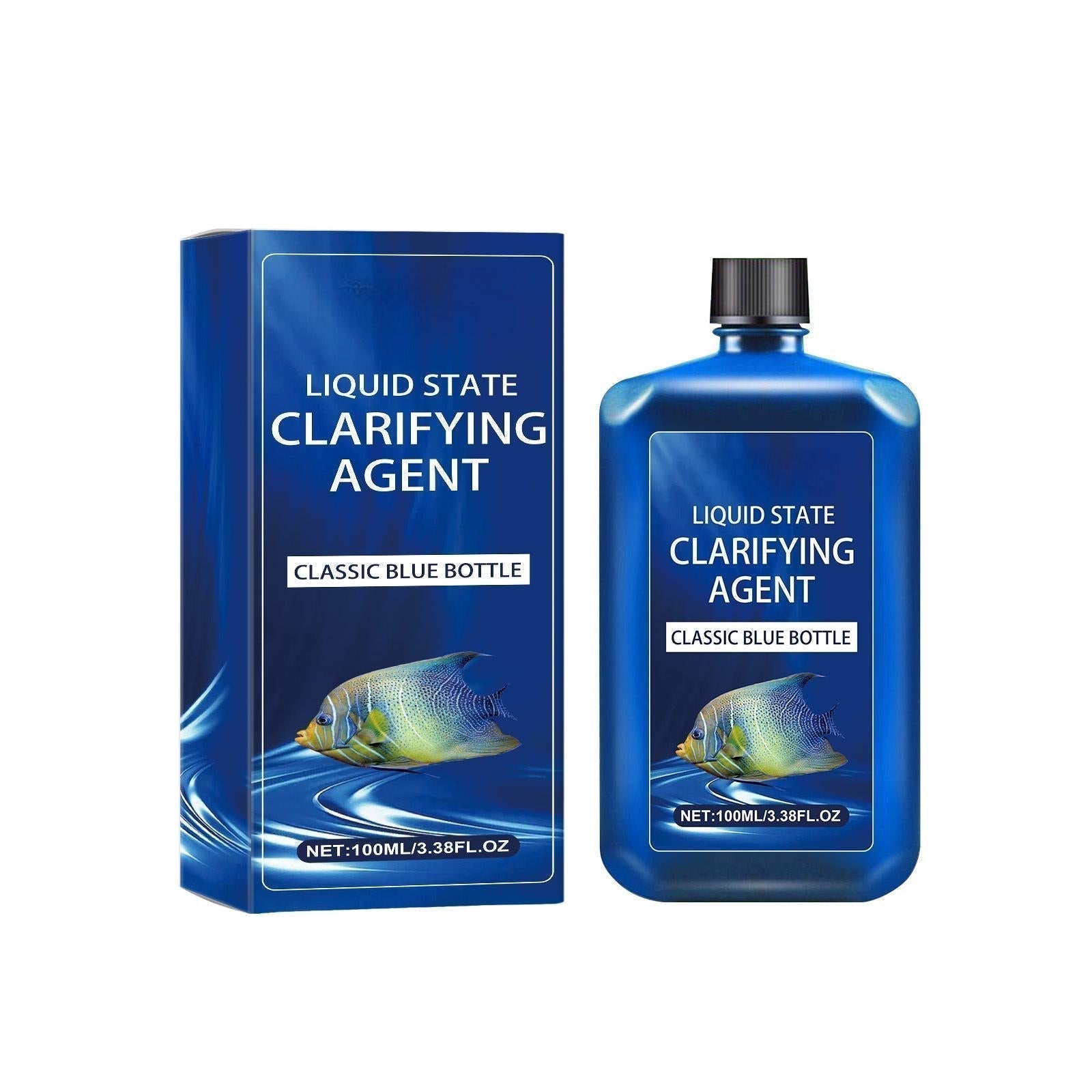 Clear home aquarium after water treatment