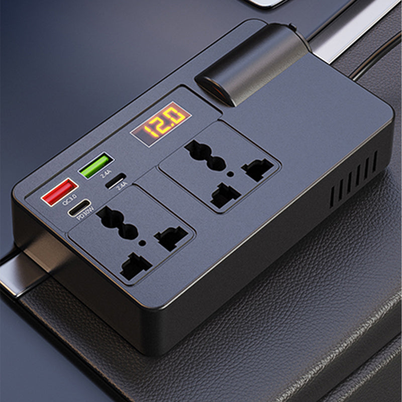 Billhol®🔥2026 New Arrivals: 55% Off for Limited Time!🔥🔋Portable Car Inverter 12V/24V to 220V with Digital Display