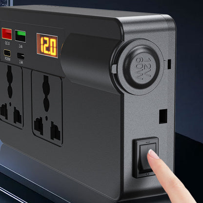 Billhol®🔥2026 New Arrivals: 55% Off for Limited Time!🔥🔋Portable Car Inverter 12V/24V to 220V with Digital Display
